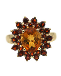 Morganite and Diamond Double Halo Ring in Rose Gold