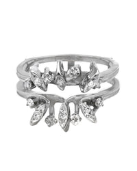 2 Row Diamond Split Shank Ring Guard
