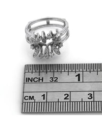 2 Row Diamond Split Shank Ring Guard