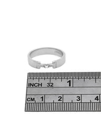 True Diamond Link Ring in White Gold