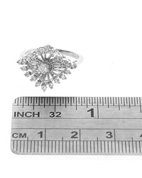 Vintage Diamond Spray Motif Ring