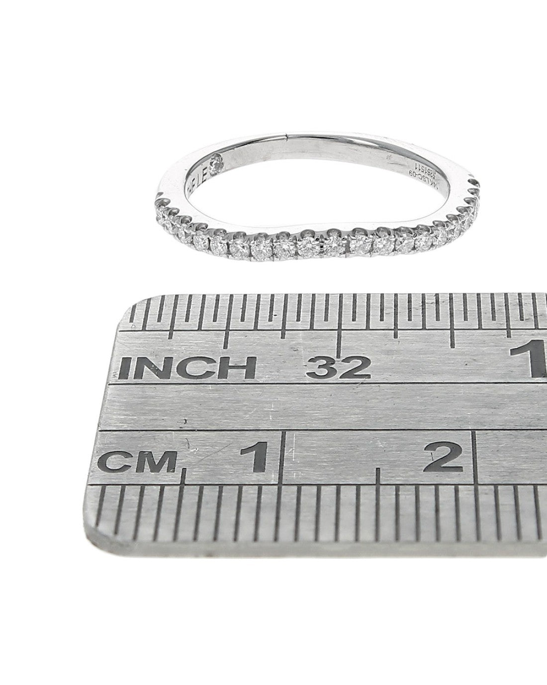 Diamond Ring Guard in White Gold