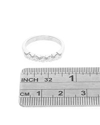 Round Diamond Ring in White Gold