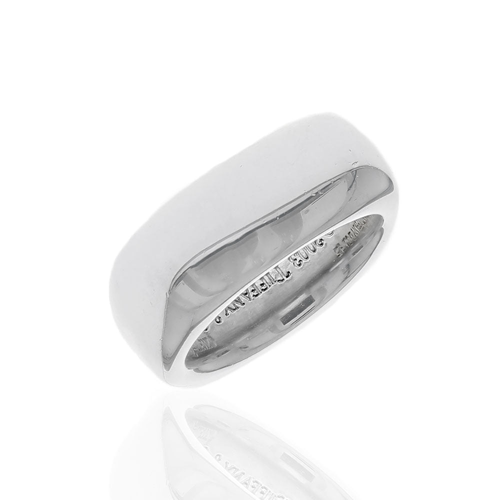 Tiffany & Co. Square Cushion Band in Silver