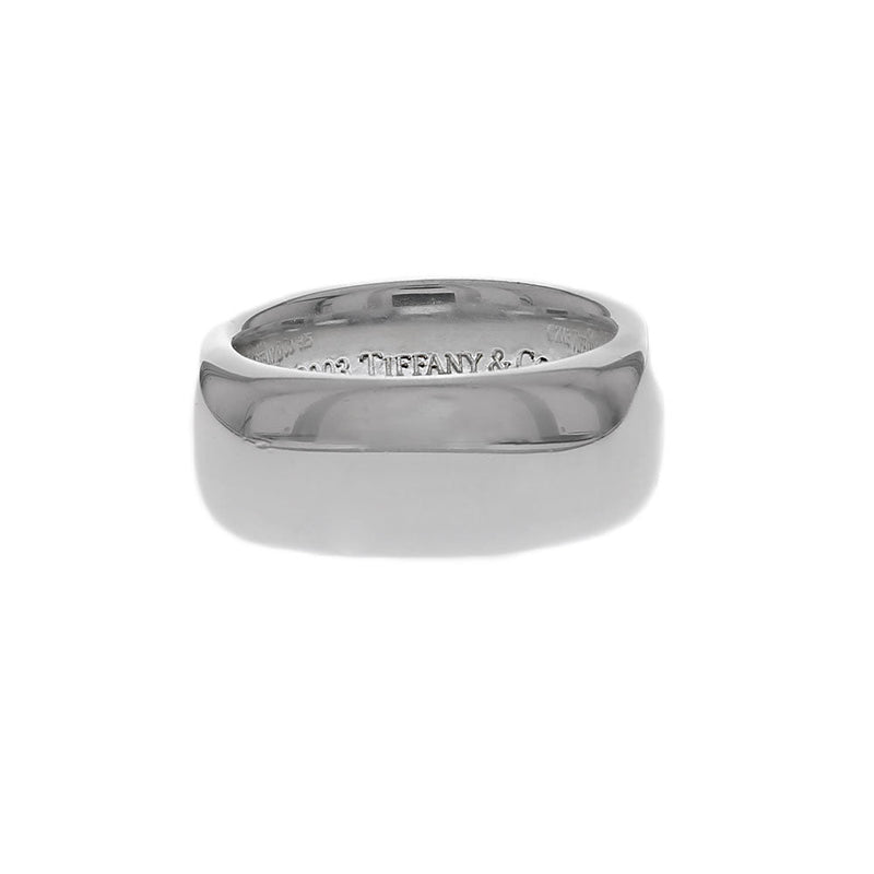 Tiffany & Co. Square Cushion Band in Silver
