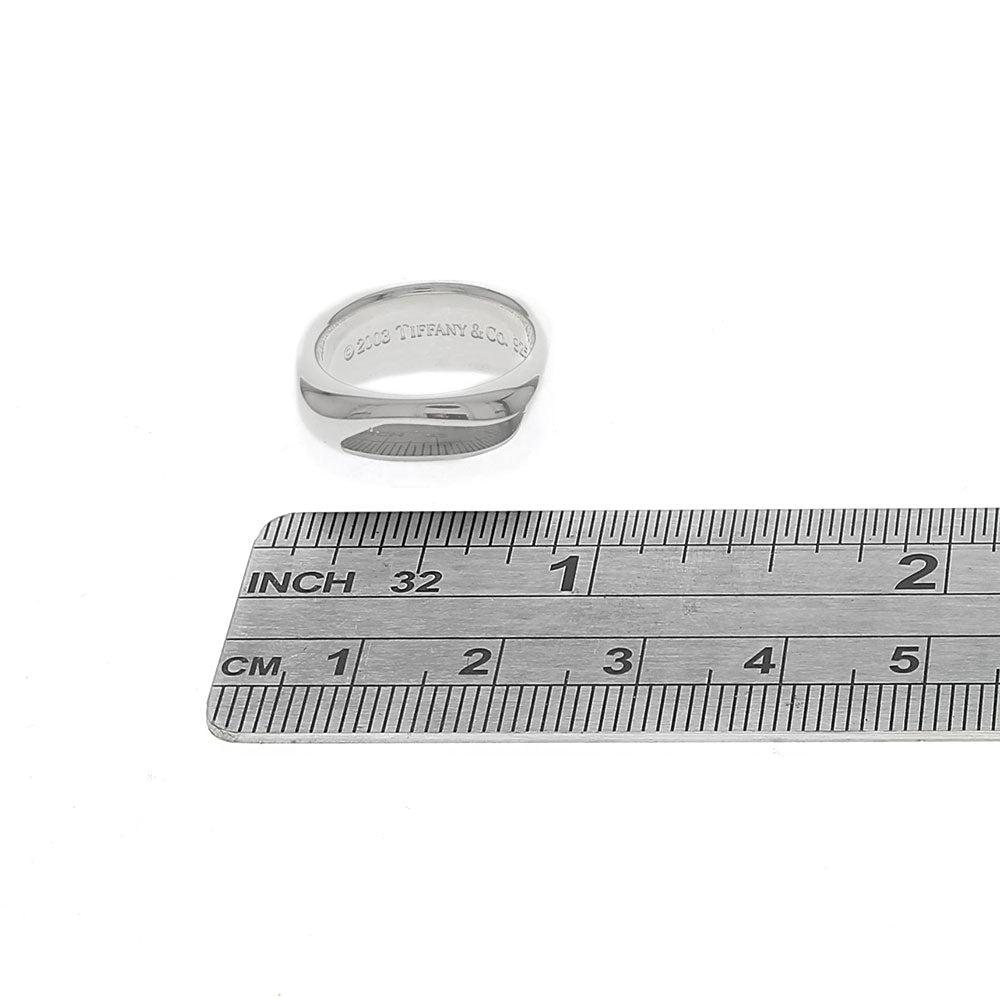 Tiffany & Co. Square Cushion Band in Silver