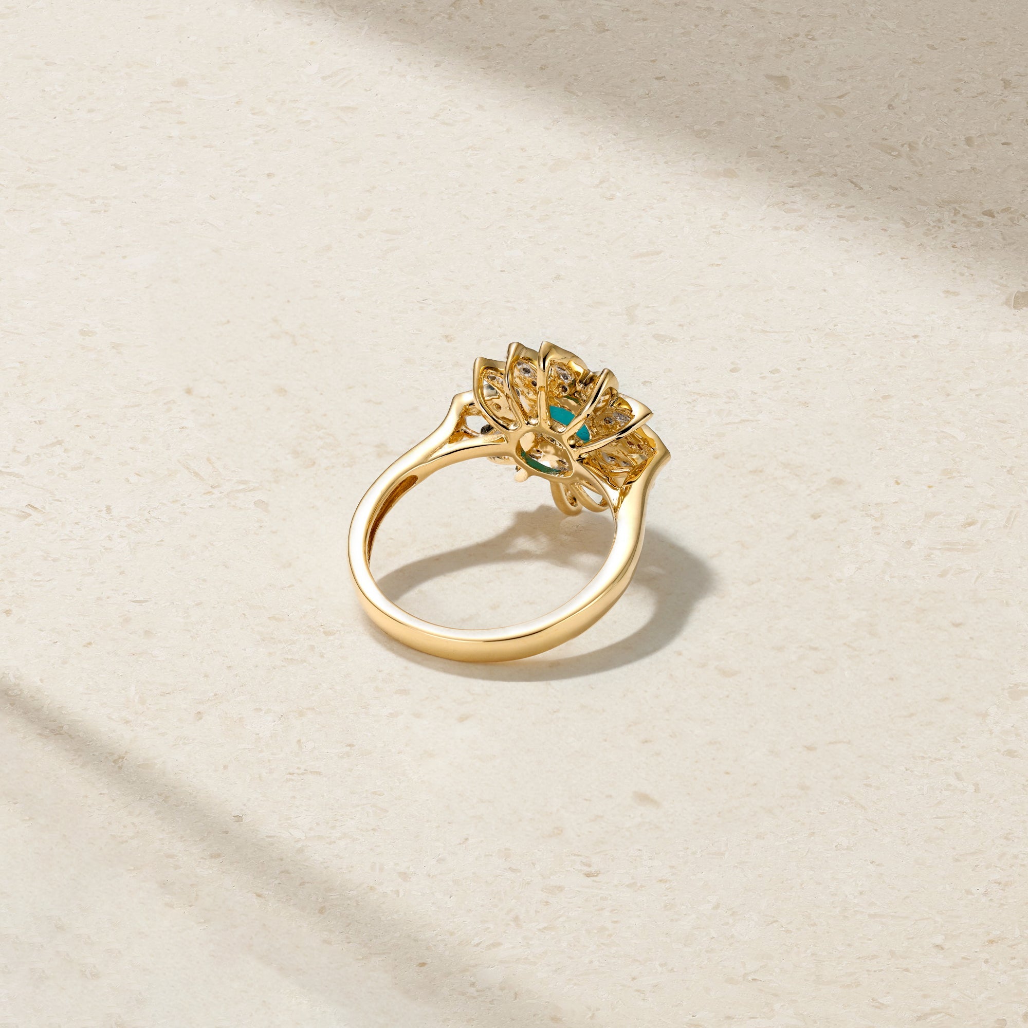 Solstice Turquoise and Diamond Ring
