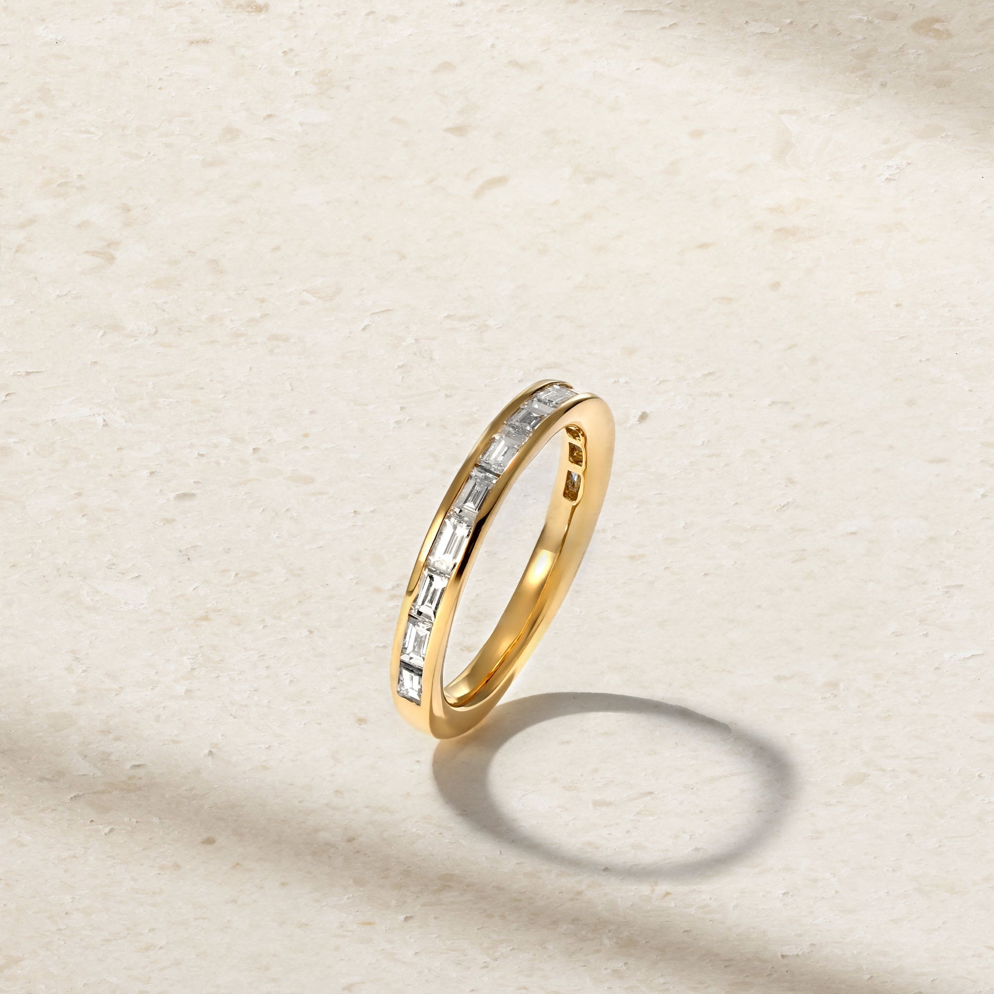 Baguette Diamond Thread Ring