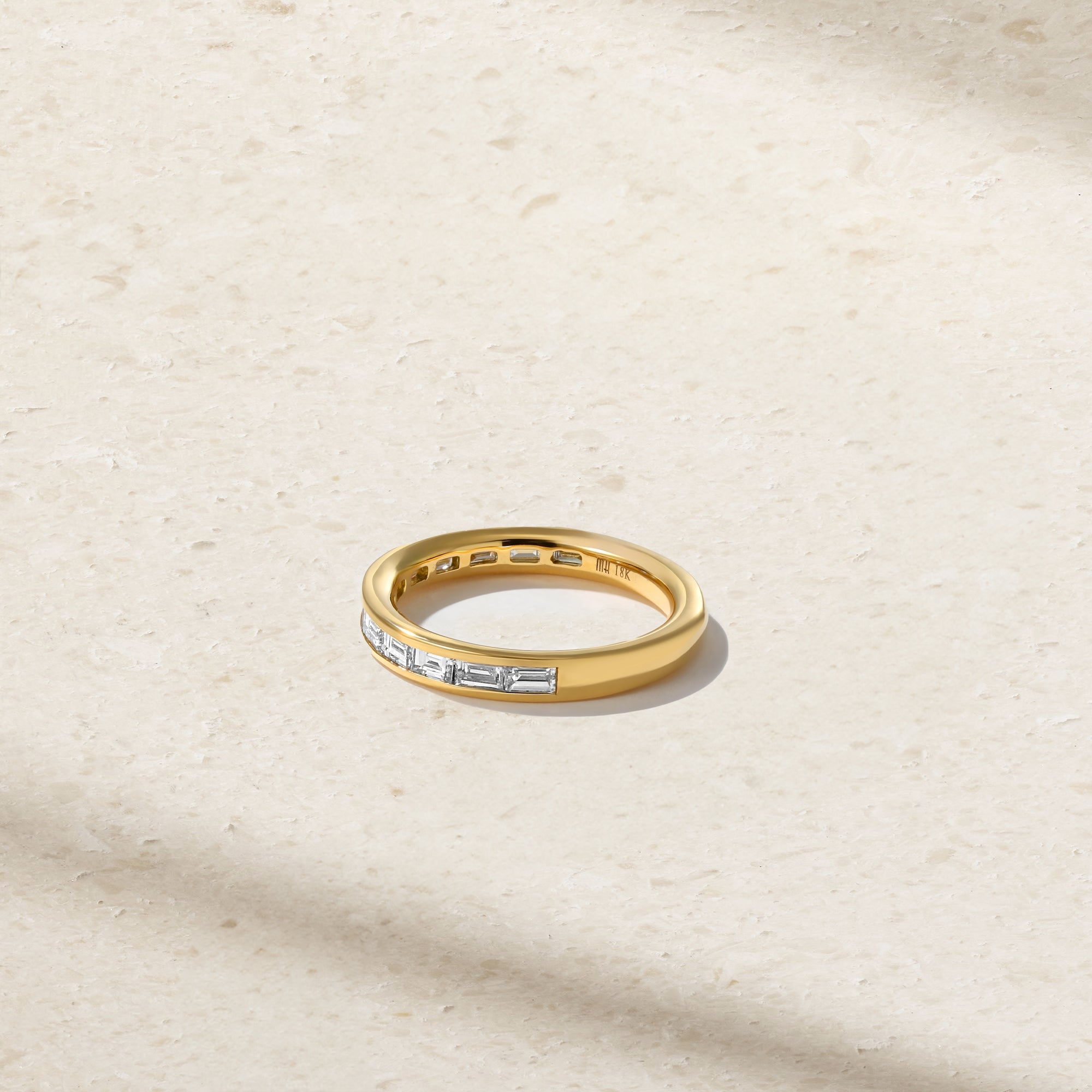 Baguette Diamond Thread Ring