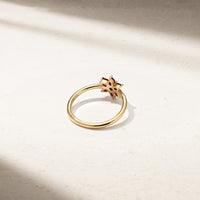 Daffodil Garden Ruby and Diamond Ring