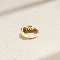 Heirloomed Oval Sapphire Cigar Band