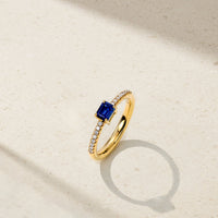 Petite Nouveau Sapphire Ring