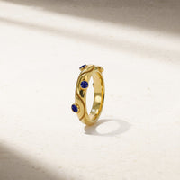 Riva Crest Sapphire Ring