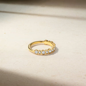 Bubbly Diamond Ring