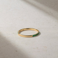 Thread Emerald Ring