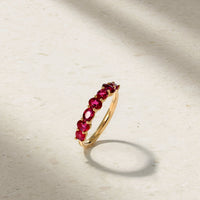 Crackle Ruby Ring