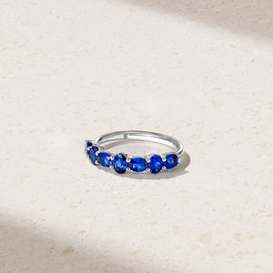 Crackle Sapphire Ring
