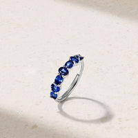 Crackle Sapphire Ring
