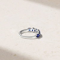 Crackle Sapphire Ring