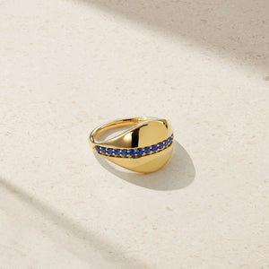 Saturn Sapphire Ring