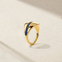 Saturn Sapphire Ring