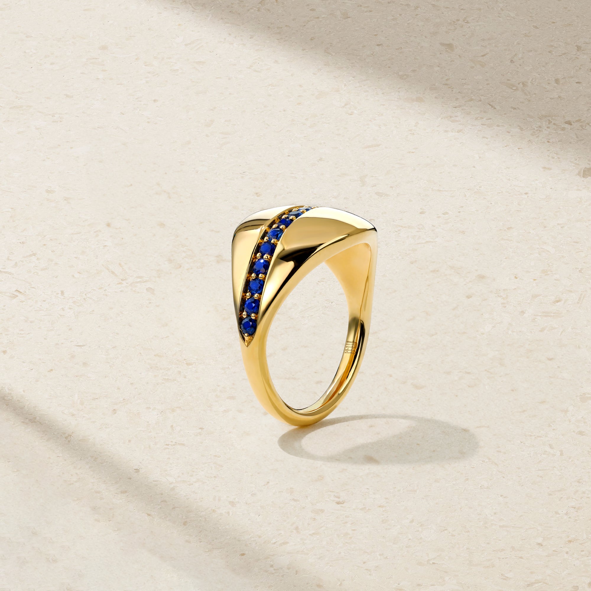 Saturn Sapphire Ring