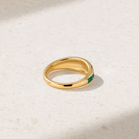 Aurora Emerald Ring