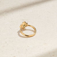 Felicity Emerald and Diamond Ring