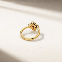 Felicity Ruby and Diamond Ring