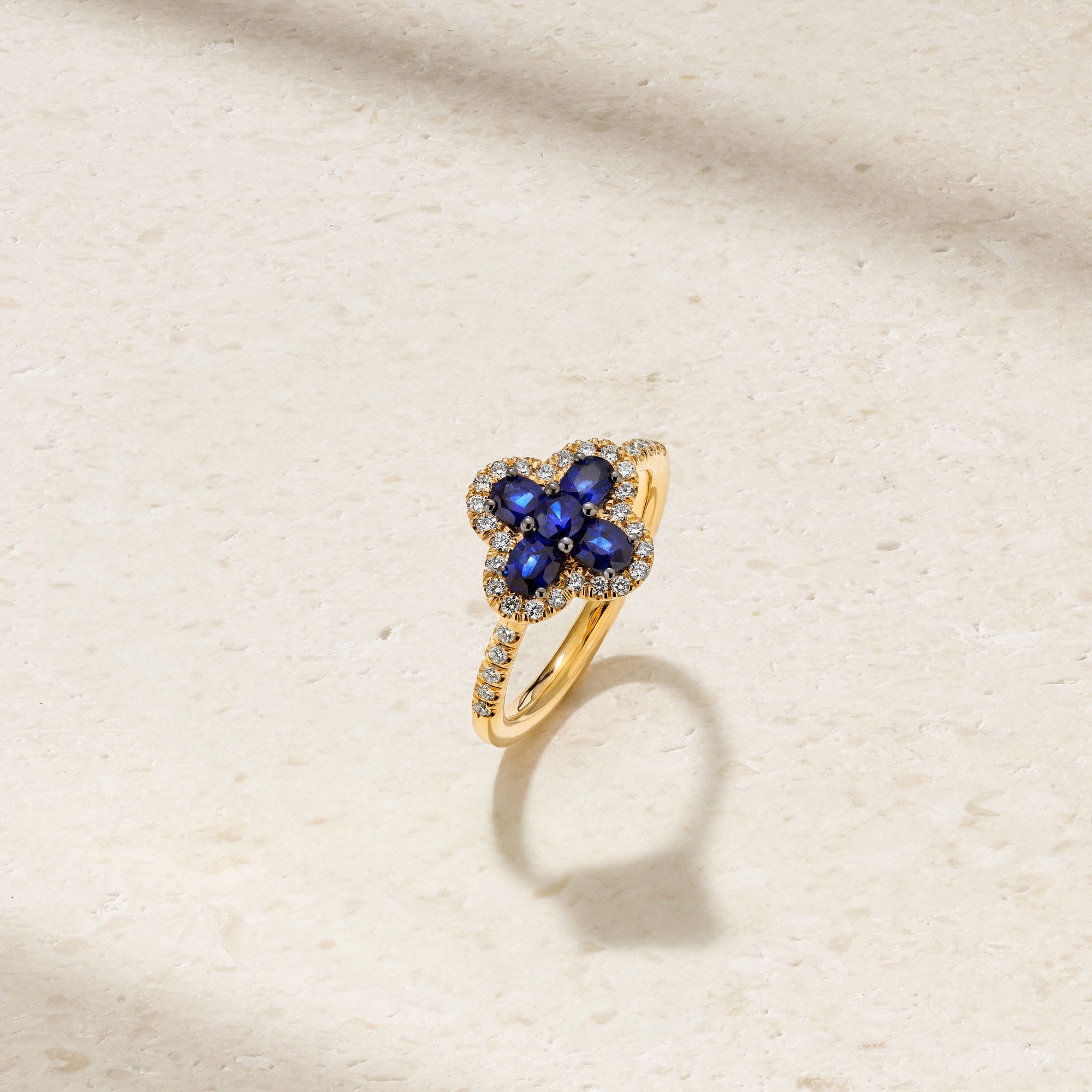 Felicity Sapphire and Diamond Ring