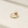 Modern Icon Oval Ruby and Diamond Ring