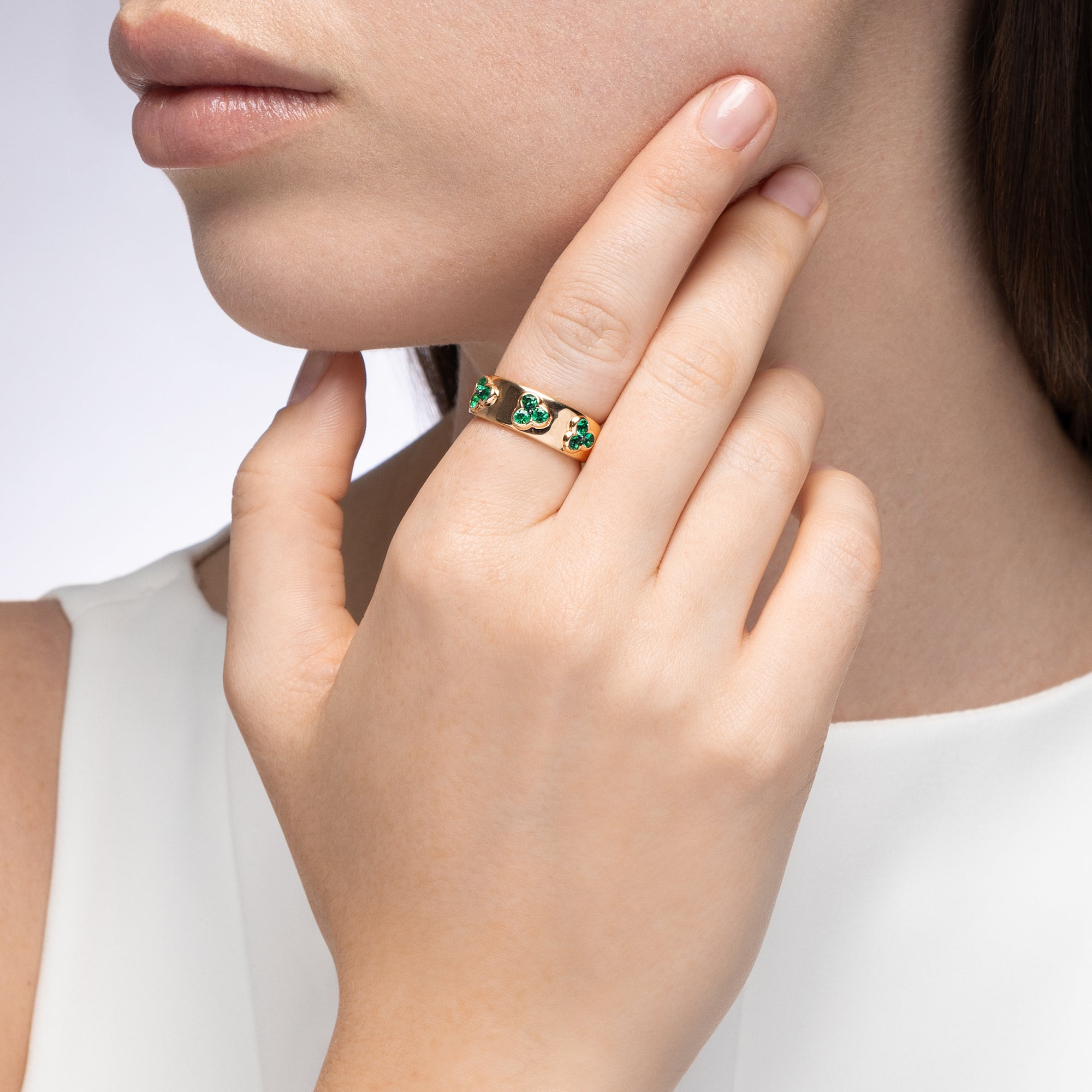 Trinity Emerald Cigar Band
