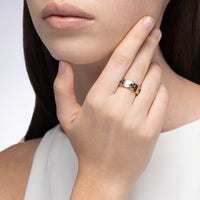 Trinity Sapphire Cigar Band
