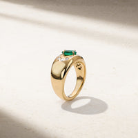 Aurum Emerald Crescent Cigar Band