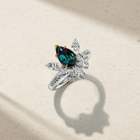 Papillon Alexandrite and Diamond Ring