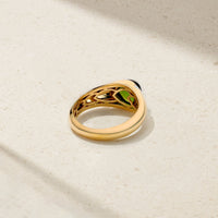 Gumdrop Green Tourmaline Cigar Band