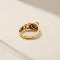 Gumdrop Pink Tourmaline Cigar Band