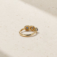Aurum Triple Oval Sapphire Band