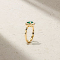 Aurum Octagonal Emerald Ring