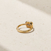 Aurum Octagonal Sapphire Ring