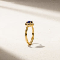 Aurum Oval Sapphire Ring