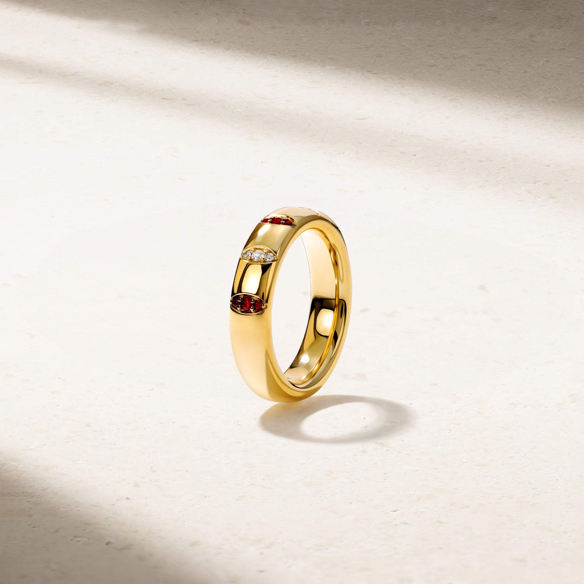 Guardian Pavé Ruby Ring