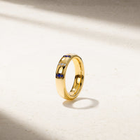 Guardian Pavé Sapphire Ring