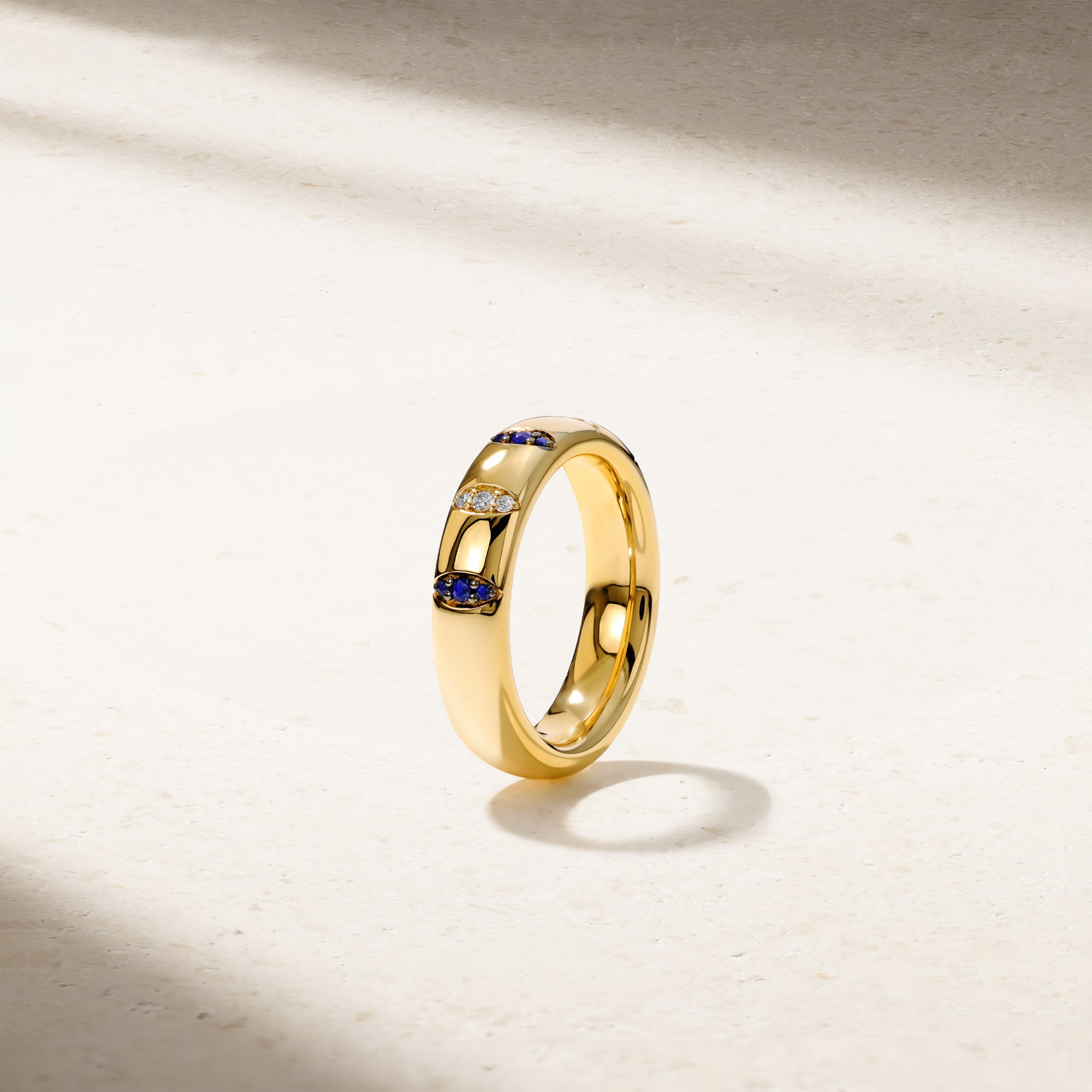 Guardian Pavé Sapphire Ring