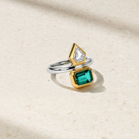 18kt Yellow Gold and Platinum