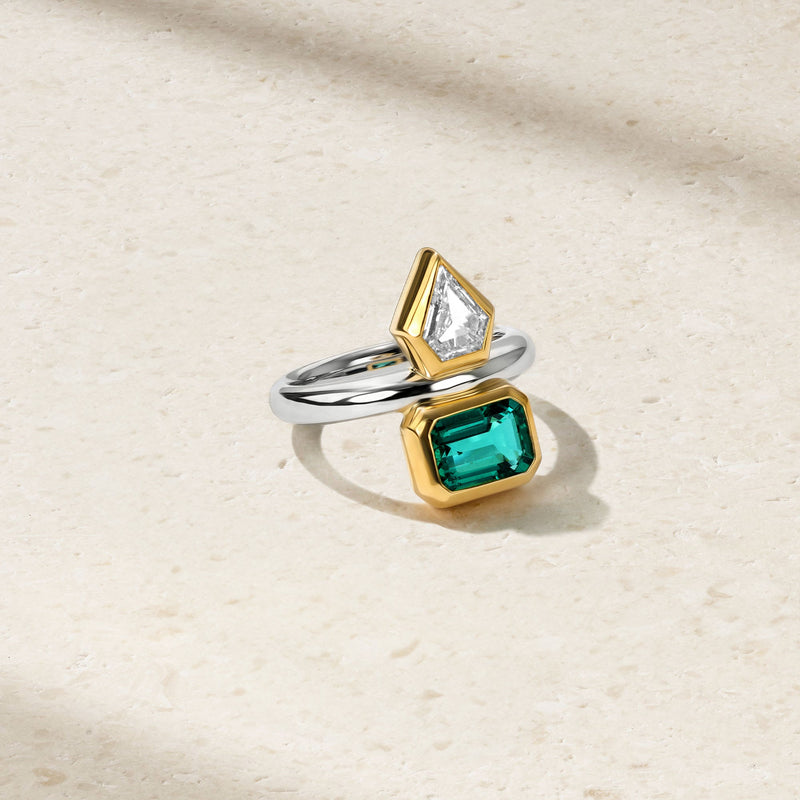 18kt Yellow Gold and Platinum