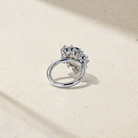 Grand Dahlia Emerald Ring