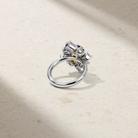 Asymmetra Sapphire Ring