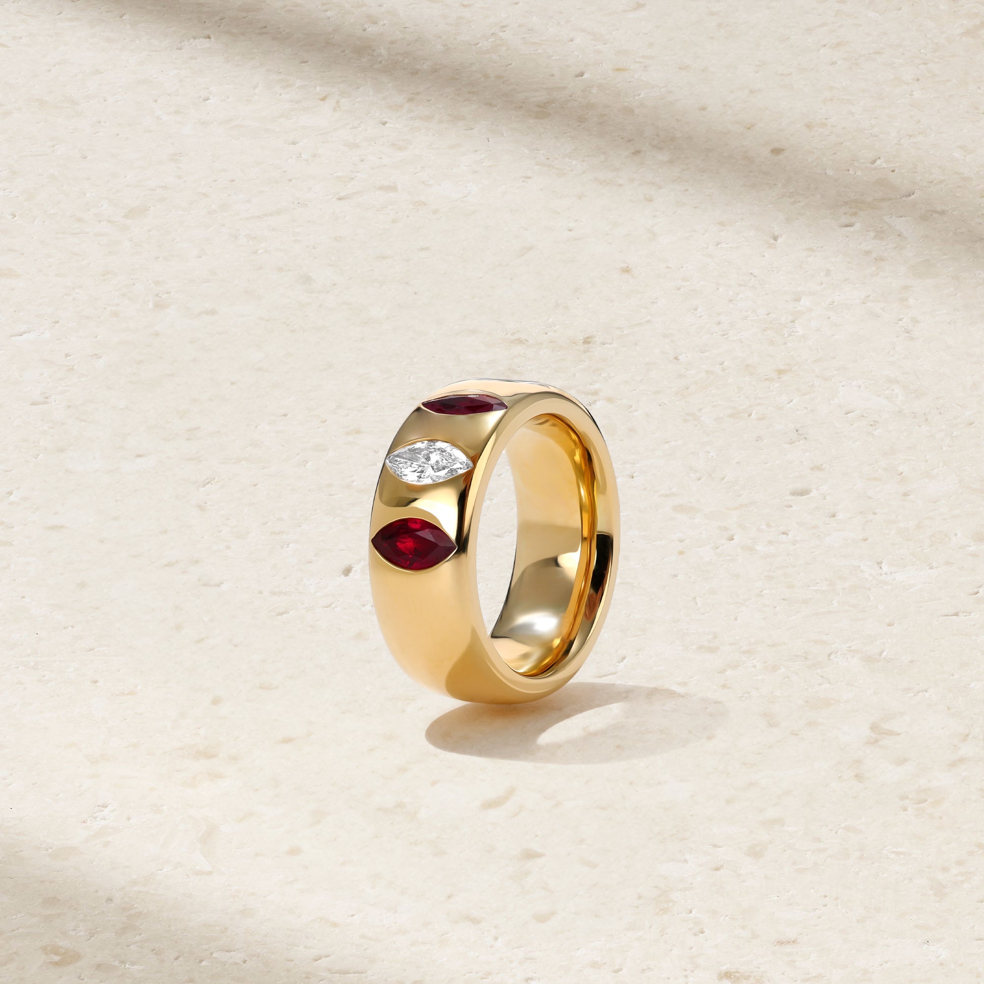 Guardian Grand Ruby and Diamond Ring