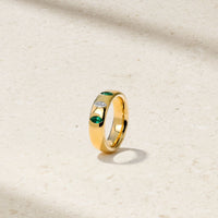 Guardian Emerald and Diamond Ring